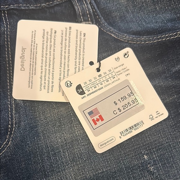 Men's Desiqual Blue Jeans - Picture 2 of 8